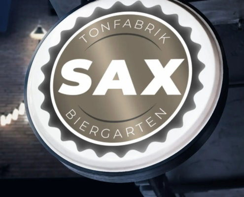 SAX Foodtruck-Biergarten: Logo Gestaltung