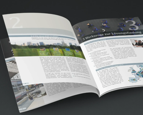 Editorial Design Infobroschuere