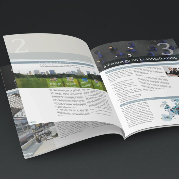 Editorial Design Infobroschuere